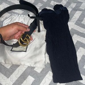 double G buckle and Gucci leggings